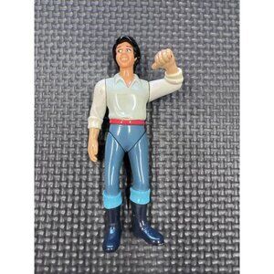 Vintage Prince Eric Figure 1990s Disney The Little Mermaid 4.5" Plastic Toy Coll